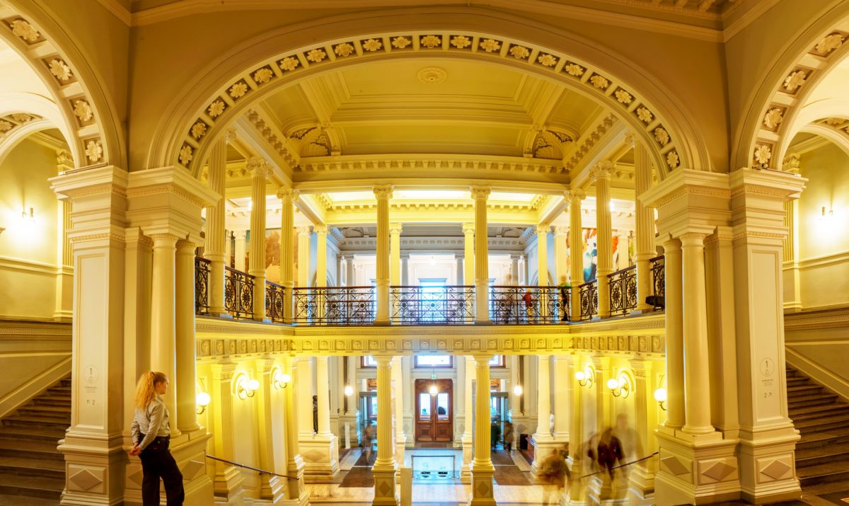 Ateneum museum interior architecture