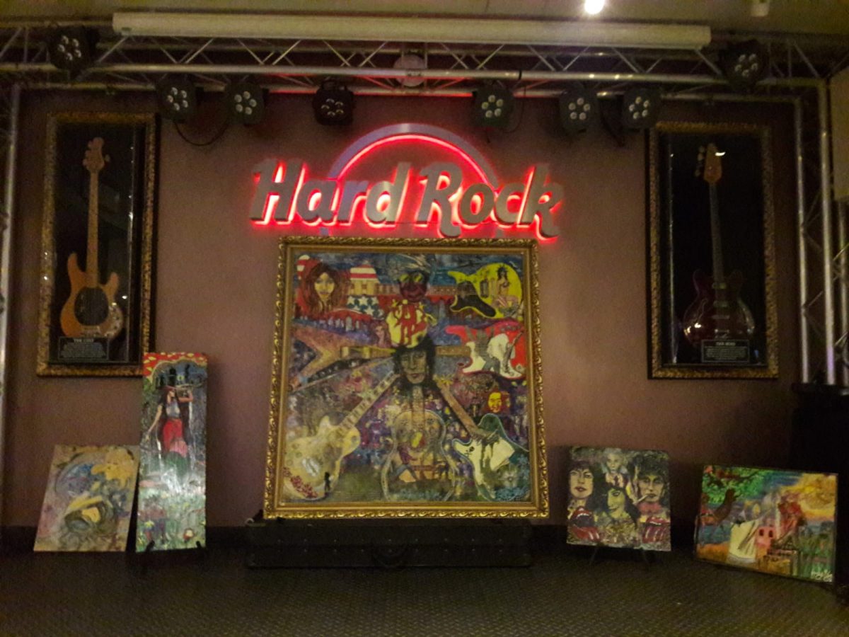 Andy and Angela McCoy Art Extravaganza at Hard Rock Cafe