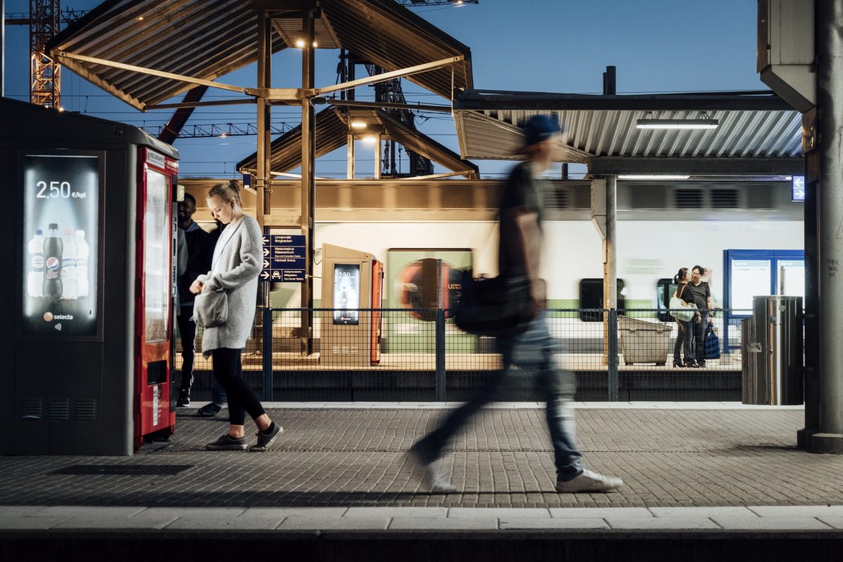 Pasila railway station platform